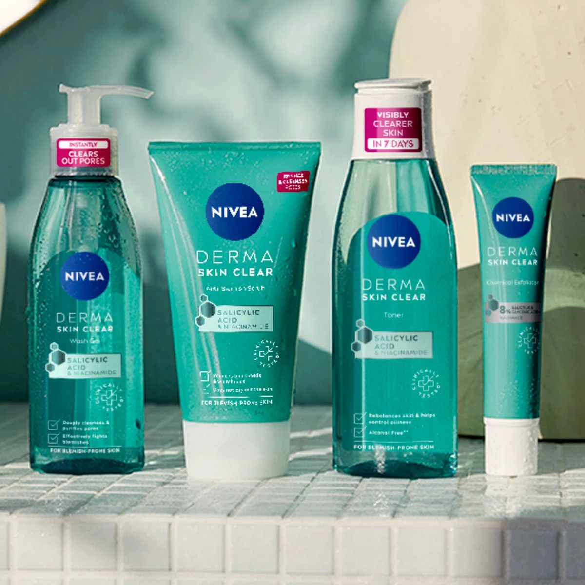 NIVEA Derma Active Skin Clear Wash Gel Reinigingsgel - 150ml 2 NIVEA Derma Active Skin Clear Wash Gel Reinigingsgel - 150ml - Afbeelding 2