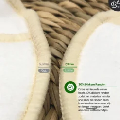 16 Herbruikbare Wattenschijfjes + Bamboe Houder - 12x Dagelijks 4x Scrub 4 Laags - Wasbare Wattenschijfjes Makeup Pads Zero Waste 19 16 Herbruikbare Wattenschijfjes + Bamboe Houder - 12x Dagelijks 4x Scrub 4 Laags - Wasbare Wattenschijfjes Makeup Pads Zero Waste -Goedkope Gezicht Zoet Winkel 1200x1200 712