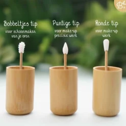 Bamboozy 4x Herbruikbare Wattenstaafjes Bamboe Met Bamboehouder Wasbare Oorstaafjes Oorstokjes Zero Waste Plastic Vrij Duurzaam -Goedkope Gezicht Zoet Winkel 1200x1200 736