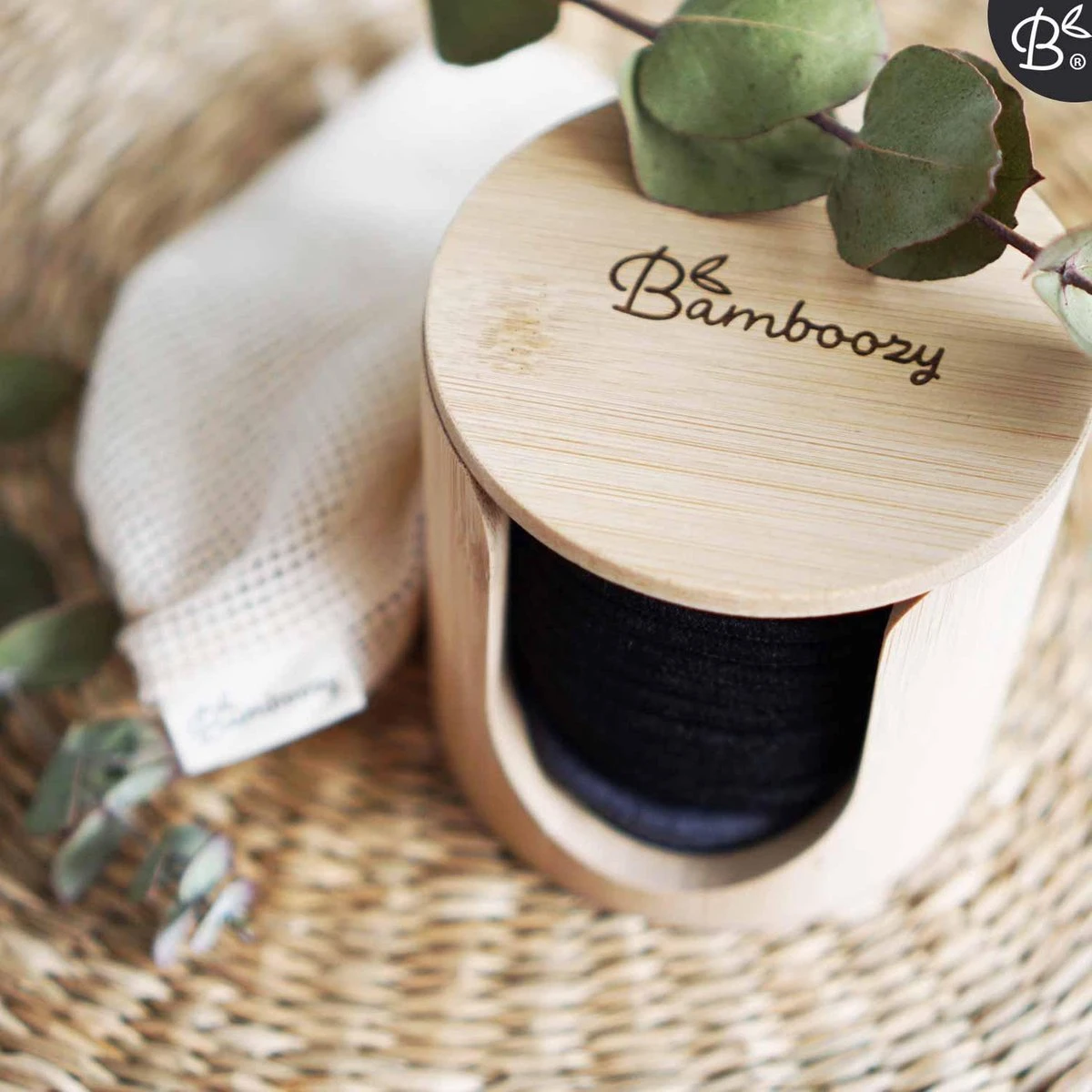 Bamboozy 16 Zwarte Herbruikbare Wattenschijfjes + Bamboe Houder 12x Dagelijks 4x Scrub 4 Laags Wasbare Wattenschijfjes Zero Waste 10 Bamboozy 16 Zwarte Herbruikbare Wattenschijfjes + Bamboe Houder 12x Dagelijks 4x Scrub 4 Laags Wasbare Wattenschijfjes Zero Waste - Afbeelding 10