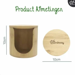 Bamboozy Losse Bamboehouder Voor Wasbare Wattenschijfjes Herbruikbare Wattenschijfjes Houder - Wattenschijfjeshouder - Bamboe Wattenschijfjeshouder -Goedkope Gezicht Zoet Winkel 1200x1200 759