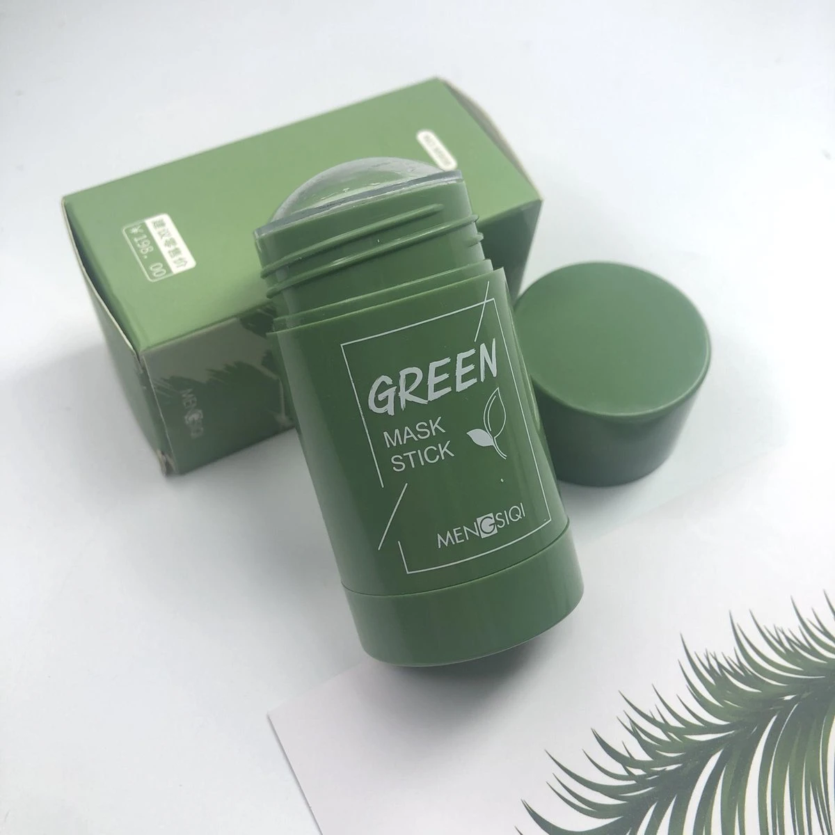 MENGSIQI - Green Mask Stick - Huidverzorging - Gezichtsmasker - Kleimasker - Mee Eters & Acne Verwijderen - Acne Verzorging - Vette Huid - Mee-eter Verwijderaar - Poriën Reiniger -Blackhead - Unisex - Verzachtend -Verkoelend - Dermatologisch Getest 3 MENGSIQI - Green Mask Stick - Huidverzorging - Gezichtsmasker - Kleimasker - Mee Eters & Acne Verwijderen - Acne Verzorging - Vette Huid - Mee-eter Verwijderaar - Poriën Reiniger -Blackhead - Unisex - Verzachtend -Verkoelend - Dermatologisch Getest - Afbeelding 3