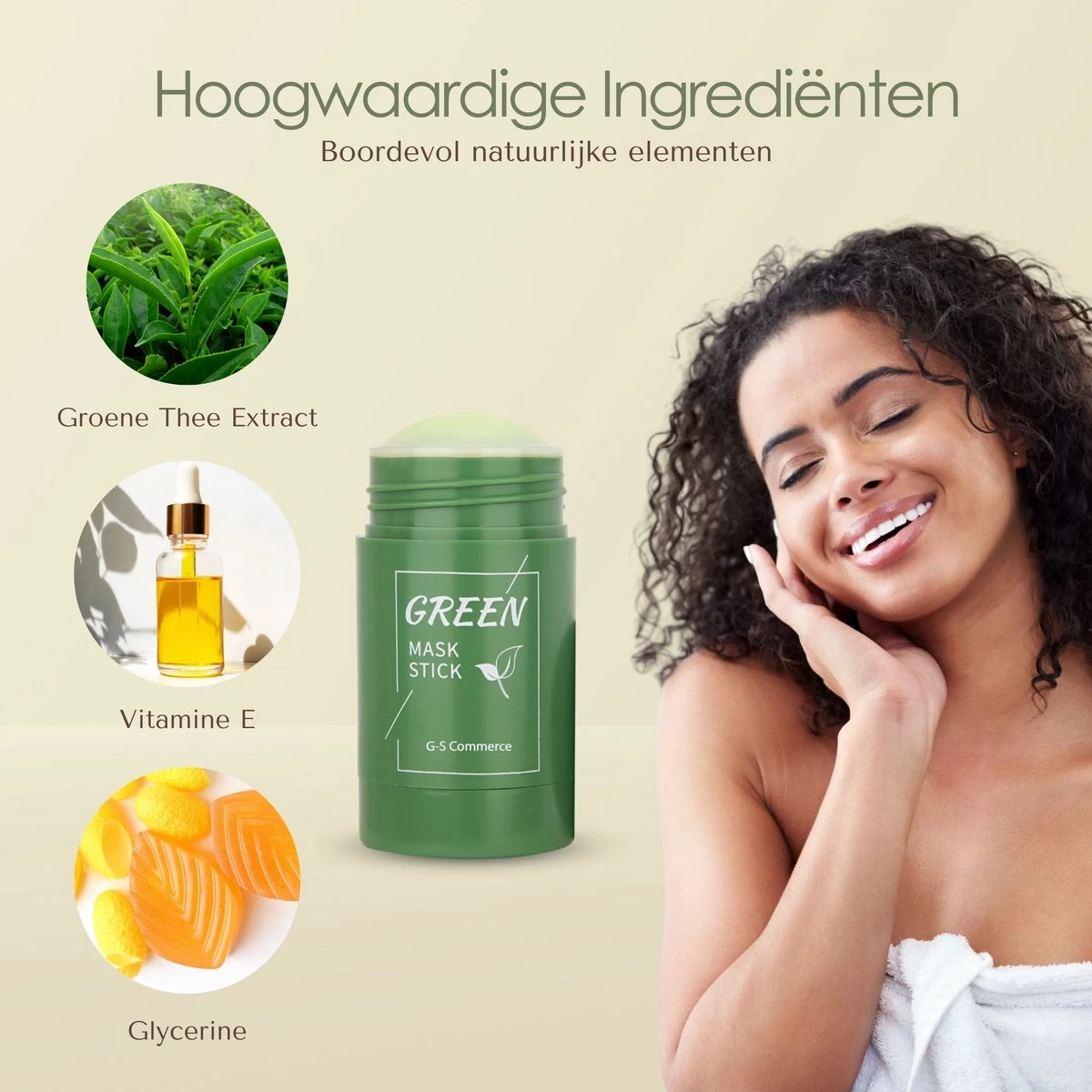 Green Mask Stick | Gezichtsmasker | Mee Eters Verwijderen | Blackhead Remover | De Originele Green Mask Stick | Groene Thee | Huidverzorging | 3 Green Mask Stick | Gezichtsmasker | Mee Eters Verwijderen | Blackhead Remover | De Originele Green Mask Stick | Groene Thee | Huidverzorging | - Afbeelding 3