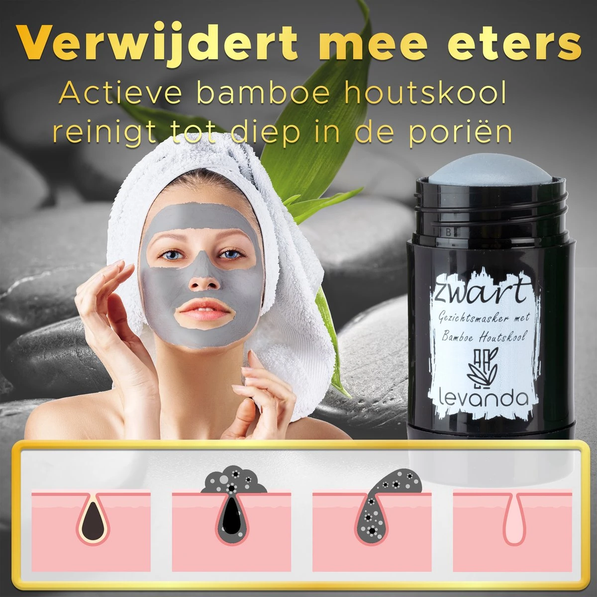 Levanda Reinigende En Verzorgende Gezichtsmasker Set Met Groene Thee Masker En Bamboe Houtskool Klei Masker - Mee Eters Verwijderen Blackhead Remover Mask - Green Tea Mask Stick Charcoal Clay Mask Green Stick Green Mask Facial Mask 6 Levanda Reinigende En Verzorgende Gezichtsmasker Set Met Groene Thee Masker En Bamboe Houtskool Klei Masker - Mee Eters Verwijderen Blackhead Remover Mask - Green Tea Mask Stick Charcoal Clay Mask Green Stick Green Mask Facial Mask - Afbeelding 6