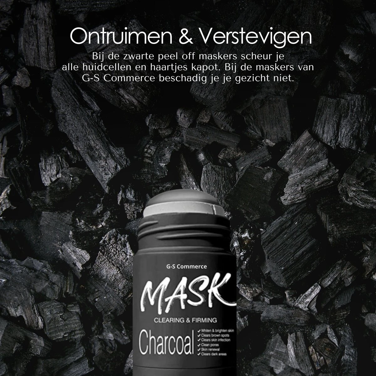 Mask Stick | Houtskool Klei Masker | Bekend Van De Green Mask Stick | Detox | Charcoal | Kleimasker | Gezichtsmasker | Blackhead Remover | Huidverzorging | Hydraterend | 5 Mask Stick | Houtskool Klei Masker | Bekend Van De Green Mask Stick | Detox | Charcoal | Kleimasker | Gezichtsmasker | Blackhead Remover | Huidverzorging | Hydraterend | - Afbeelding 5