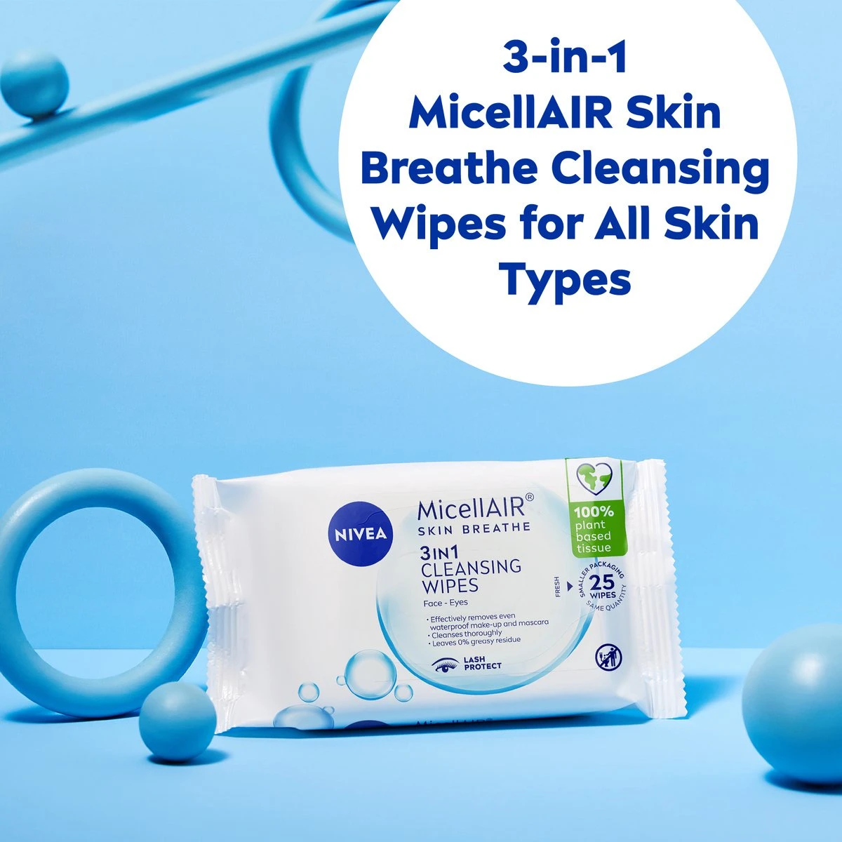 Nivea Reinigingsdoekjes Micellair - 6 X 25 Stuks 4 Nivea Reinigingsdoekjes Micellair - 6 X 25 Stuks - Afbeelding 4