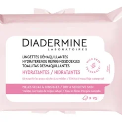 Diadermine Hydraterende Reinigingsdoekjes 6x25st