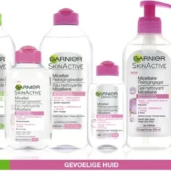 Garnier Face SkinActive Micellair Reinigingswater Waterproof Make-up - 6 X 400ml – Voordeelverpakking -Goedkope Gezicht Zoet Winkel 1200x457