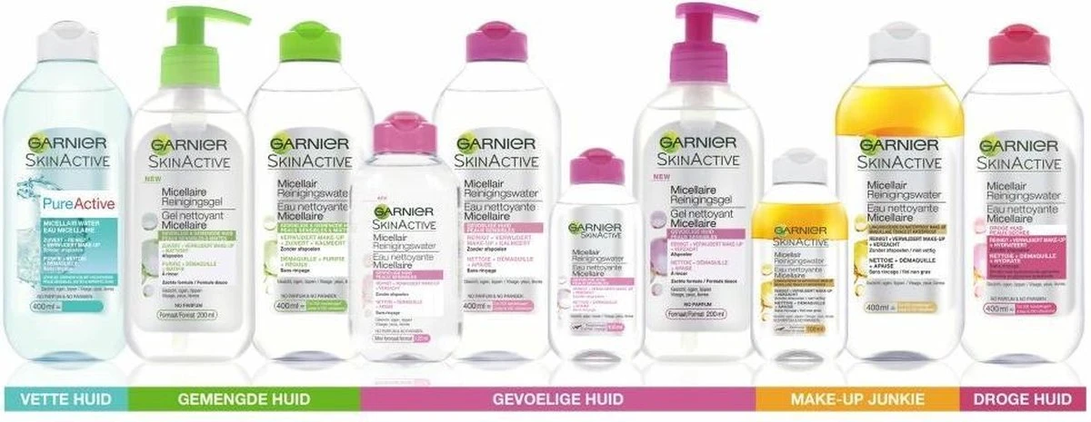Garnier SkinActive - Micellair Reinigingswater Voor De Droge Huid - 3 X 400 Ml - Micellair Water Voordeelverpakking 5 Garnier SkinActive - Micellair Reinigingswater Voor De Droge Huid - 3 X 400 Ml - Micellair Water Voordeelverpakking - Afbeelding 5
