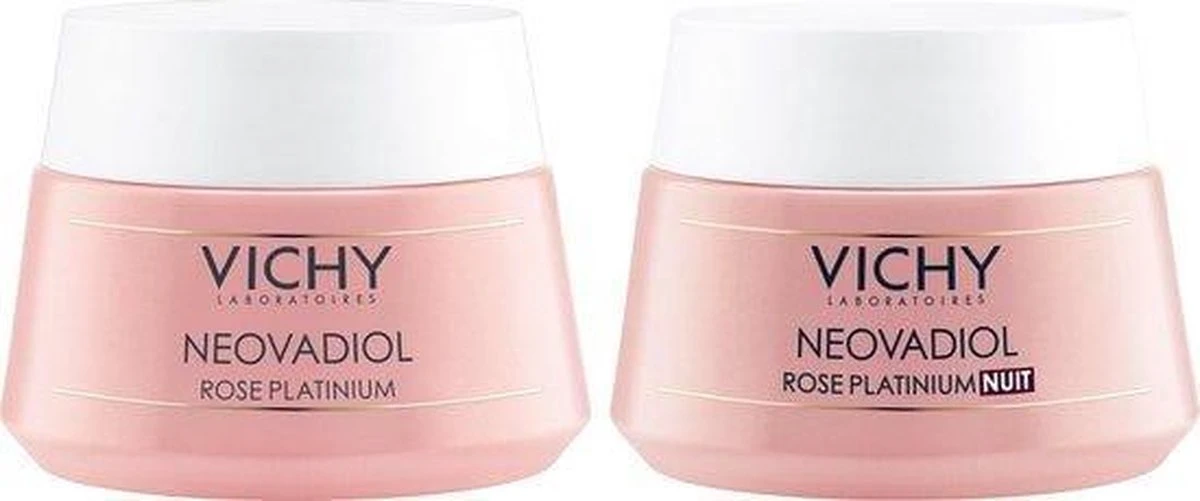 Bundel Vichy Neovadiol Rose Platinium Dag & Nachtcrème - 2 X 50ml 1 Bundel Vichy Neovadiol Rose Platinium Dag & Nachtcrème - 2 X 50ml