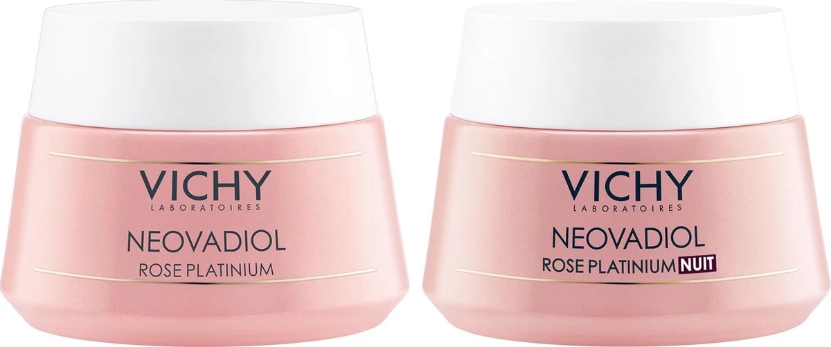Bundel Vichy Neovadiol Rose Platinium Dag & Nachtcrème - 2 X 50ml 2 Bundel Vichy Neovadiol Rose Platinium Dag & Nachtcrème - 2 X 50ml - Afbeelding 2