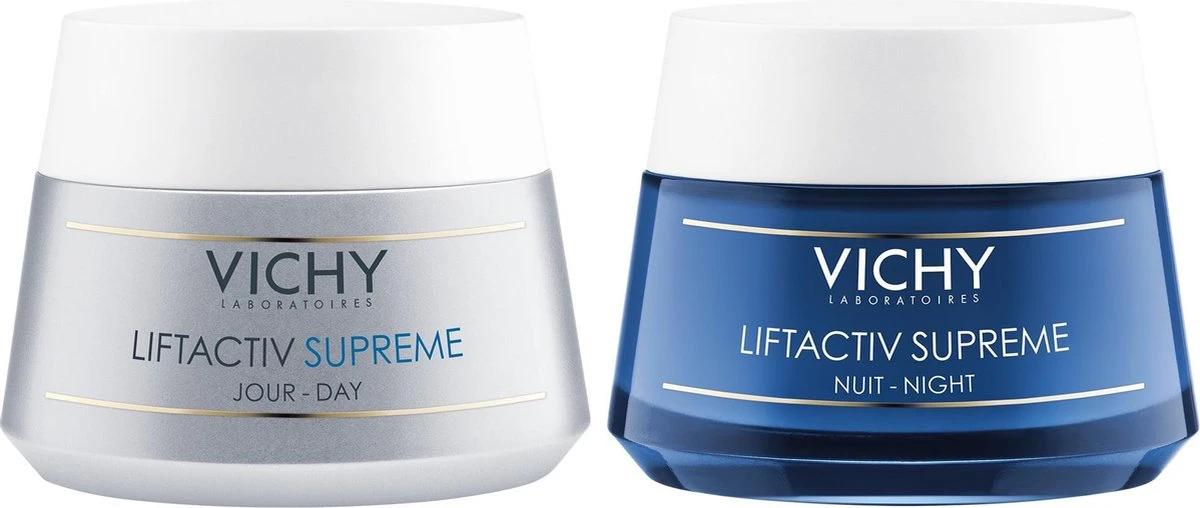Bundel Vichy Liftactiv Supreme Dag & Nachtcrème - 2 X 50ml 1 Bundel Vichy Liftactiv Supreme Dag & Nachtcrème - 2 X 50ml
