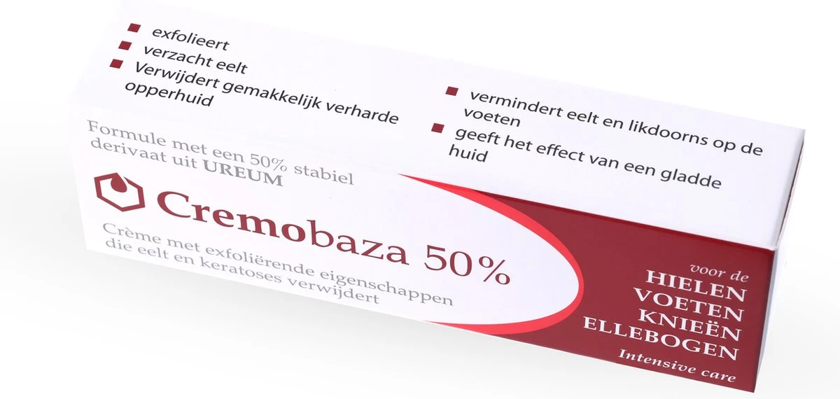 Cremobaza 50% Ureumcrème - Bodycrème Met Exfoliërende Eigenschappen Die Keratoses Verwijdert - 30g 5 Cremobaza 50% Ureumcrème - Bodycrème Met Exfoliërende Eigenschappen Die Keratoses Verwijdert - 30g - Afbeelding 5