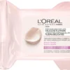 L’Oréal Paris Skin Expert Delicate Flowers Zachte Reinigingsdoekjes - 6 X 25 Stuks - Voordeelverpakking - Gezichtsreiniger Voor Droge En Gevoelige Huid