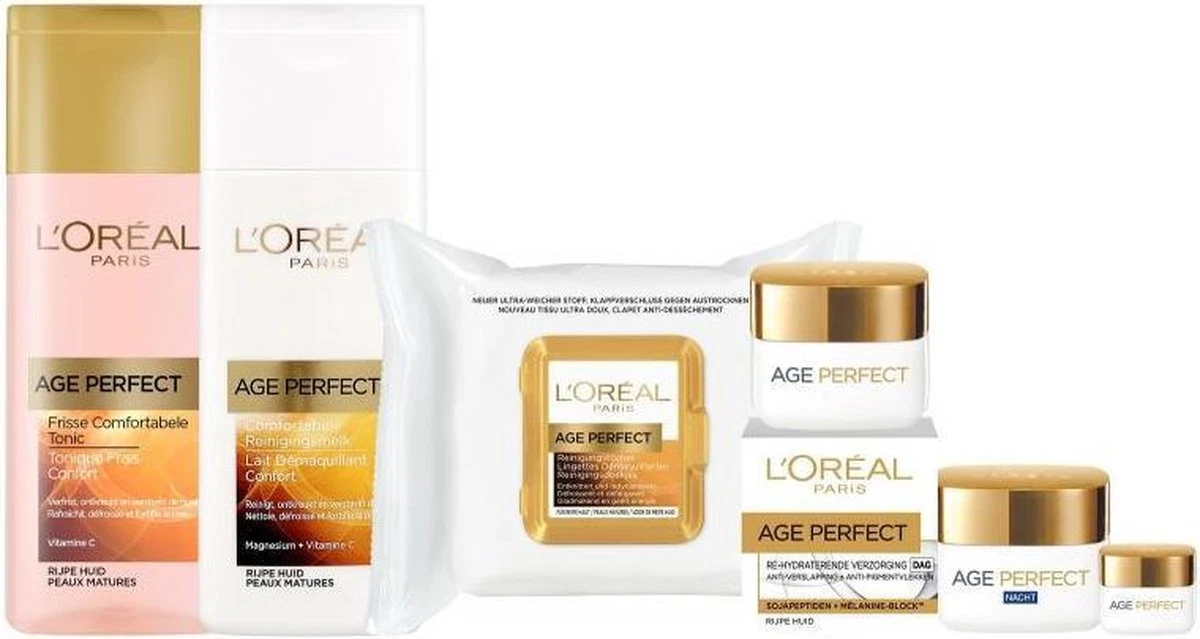 L’Oréal Paris Age Perfect Reinigingsmelk - 200 Ml - Anti Rimpel 3 L’Oréal Paris Age Perfect Reinigingsmelk - 200 Ml - Anti Rimpel - Afbeelding 3