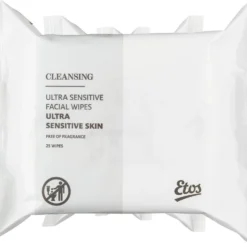 Etos Reinigende Gezichtsdoekjes - Ultra Sensitive - 125 Stuks- (5 X 25 Stuks)