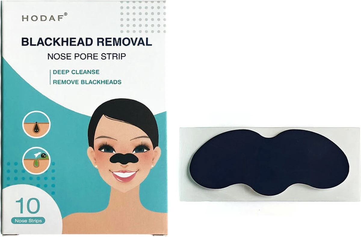HODAF Nose Pore Strips (10 Stuks), Diep Reinigende Neus Strips | Houtskool | Charcoal | Mee-eter Verwijderen | Blackhead Removal | Verstopte Poriën | Puisten | Acne | Peeling Nose Mask | Pimplepatches | Skincare | Cleansing Strips | Poriën Op Neus 3 HODAF Nose Pore Strips (10 Stuks), Diep Reinigende Neus Strips | Houtskool | Charcoal | Mee-eter Verwijderen | Blackhead Removal | Verstopte Poriën | Puisten | Acne | Peeling Nose Mask | Pimplepatches | Skincare | Cleansing Strips | Poriën Op Neus - Afbeelding 3