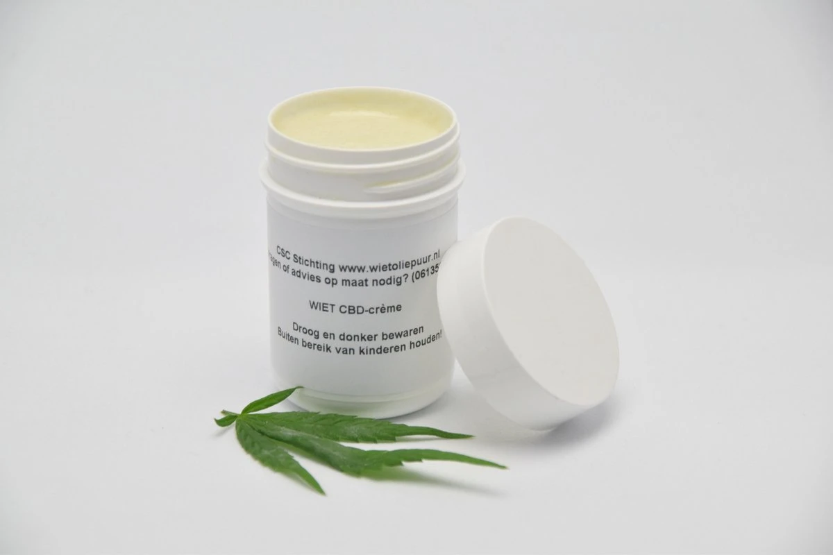 Stichting WietOliePuur - CBD Crème |5%| 20ml. Variant | 1 Stichting WietOliePuur - CBD Crème |5%| 20ml. Variant |