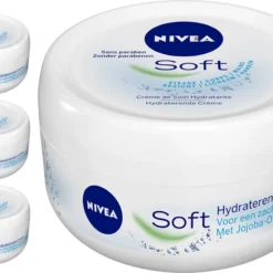 NIVEA Soft - 3 X 200 Ml - Bodycrème