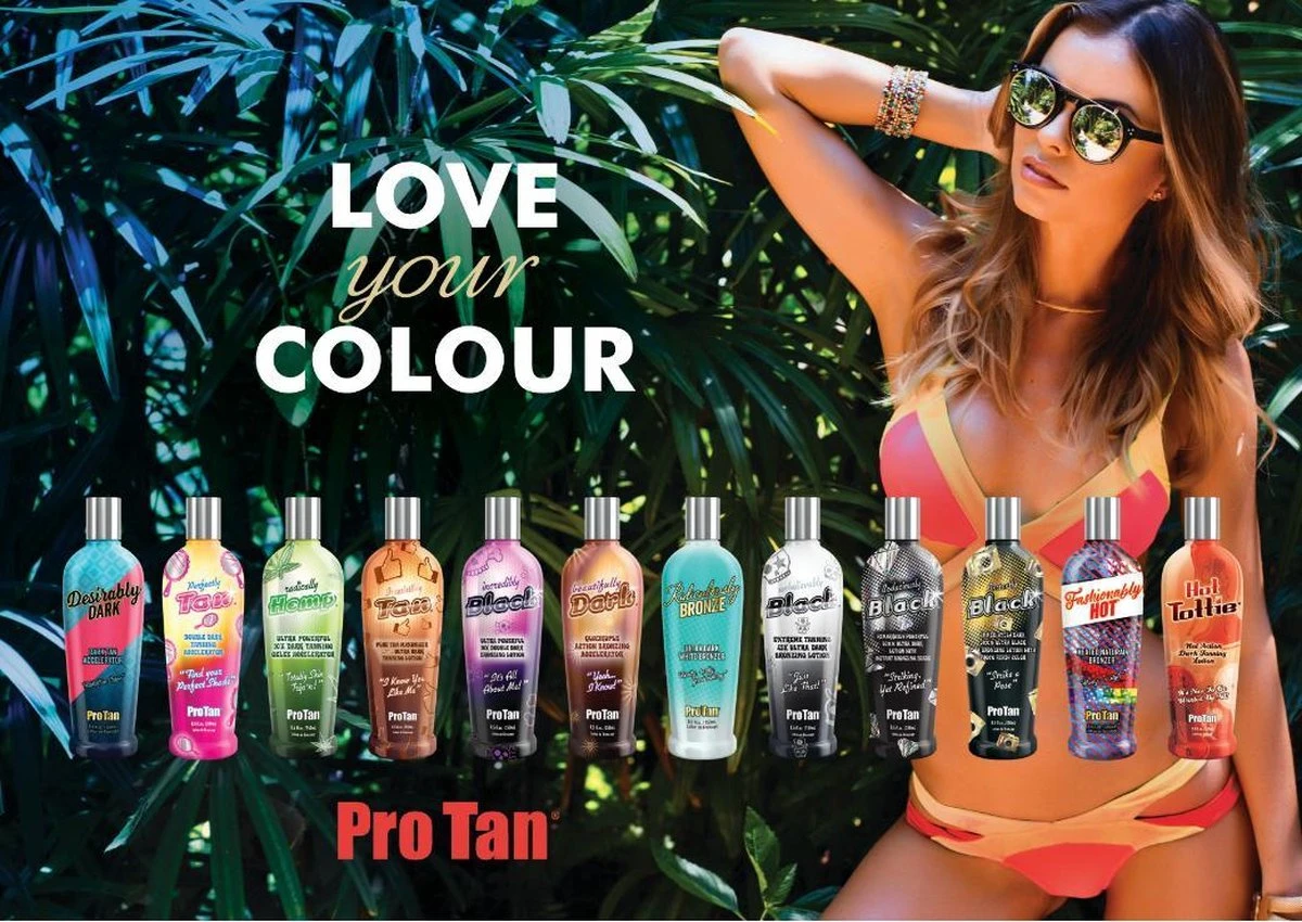 Pro Tan Unbelievably Black 25x DHA Bronzers Zonnebankcreme - 250 Ml 3 Pro Tan Unbelievably Black 25x DHA Bronzers Zonnebankcreme - 250 Ml - Afbeelding 3