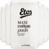Etos Maxi Wattenschijfjes - Cotton Pads- 600 Stuks (12 X 50 Stuks)