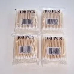 Merkloos Wattenstaafjes Hout - 100 St 14 Merkloos Wattenstaafjes Hout - 100 St -Goedkope Gezicht Zoet Winkel 1200x902