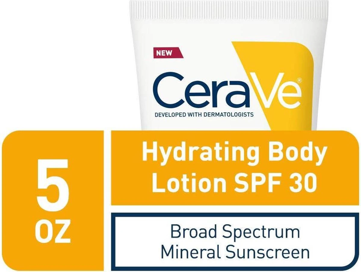 CeraVe Hydraterende Minerale Zonnebrandcrème SPF 30 Bodylotion - 150 Ml 7 CeraVe Hydraterende Minerale Zonnebrandcrème SPF 30 Bodylotion - 150 Ml - Afbeelding 7