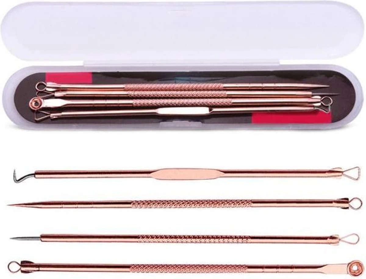 Merkloos Professionele 4 Delige Mee-eters & Acne Verwijderen Set 1 Merkloos Professionele 4 Delige Mee-eters & Acne Verwijderen Set