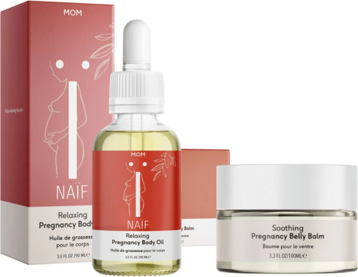 Naïf Magical Mom Geschenkset - Lichaamsolie & Bellybalm - Voordeelverpakking 90 + 100ml - Met Natuurlijke Ingrediënten 8 Naïf Magical Mom Geschenkset - Lichaamsolie & Bellybalm - Voordeelverpakking 90 + 100ml - Met Natuurlijke Ingrediënten - Afbeelding 8
