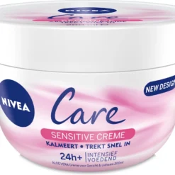 NIVEA Care Sensitive Crème - Voor Gezicht & Lichaam - 200 Ml