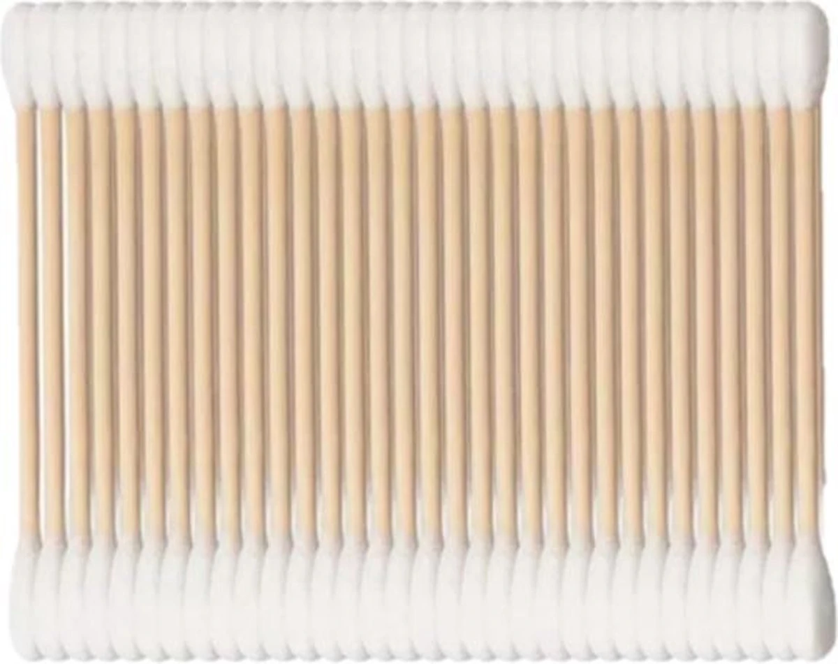 Merkloos Wattenstaafjes Hout - 100 St 9 Merkloos Wattenstaafjes Hout - 100 St - Afbeelding 9
