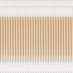 Merkloos Wattenstaafjes Hout - Bamboe - 2x100 St