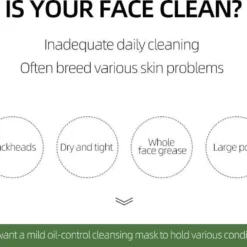 MENGSIQI - Green Mask Stick - Huidverzorging - Gezichtsmasker - Kleimasker - Mee Eters & Acne Verwijderen - Acne Verzorging - Vette Huid - Mee-eter Verwijderaar - Poriën Reiniger -Blackhead - Unisex - Verzachtend -Verkoelend - Dermatologisch Getest 27 MENGSIQI - Green Mask Stick - Huidverzorging - Gezichtsmasker - Kleimasker - Mee Eters & Acne Verwijderen - Acne Verzorging - Vette Huid - Mee-eter Verwijderaar - Poriën Reiniger -Blackhead - Unisex - Verzachtend -Verkoelend - Dermatologisch Getest -Goedkope Gezicht Zoet Winkel 1200x974 1