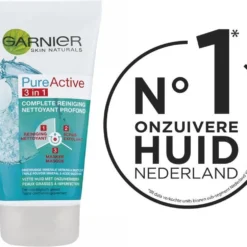 Garnier - PureActive 3-in-1 Masker Met Klei Argile Voor De Gemengde Huid Met Onzuiverheden - 2 X 150ml - Tegen Mee-eters En Onzuiverheden - Voordeelverpakking -Goedkope Gezicht Zoet Winkel 1200x998 1