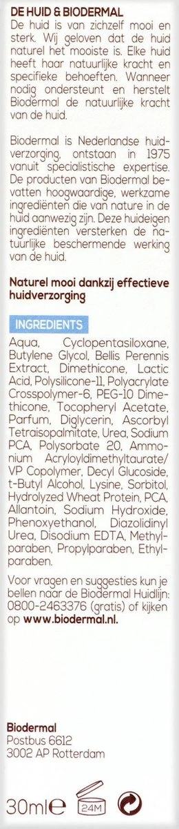 Biodermal Pigmentserum - Pigmentvlekken Creme - Vermindert Pigmentvlekken - 30ml 5 Biodermal Pigmentserum - Pigmentvlekken Creme - Vermindert Pigmentvlekken - 30ml - Afbeelding 5
