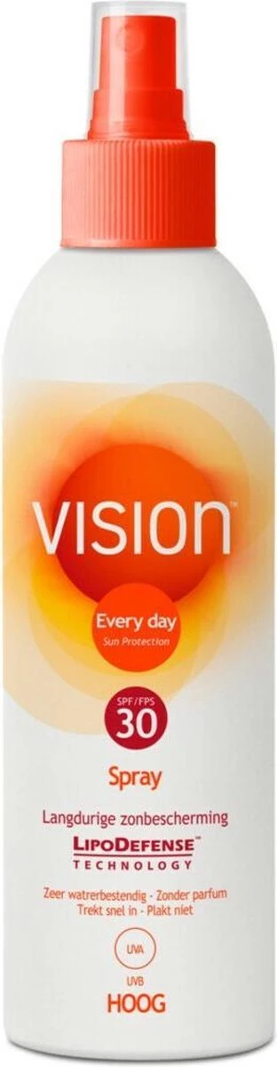 Vision Every Day Sun Protection - Zonnebrand Spray - SPF 30 - 180 Ml 14 Vision Every Day Sun Protection - Zonnebrand Spray - SPF 30 - 180 Ml - Afbeelding 14