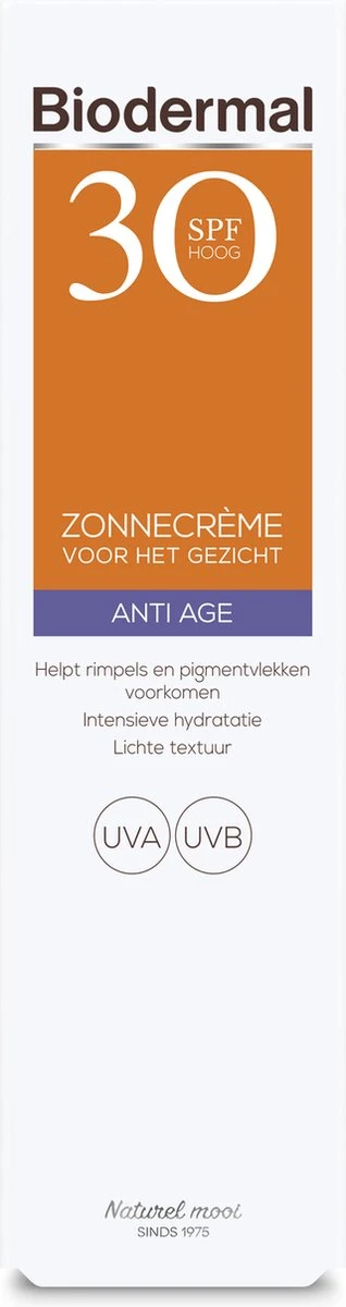 Biodermal Zonnebrand - Anti Age Zonnecrème Voor Het Gezicht - SPF 30 - 40ml 8 Biodermal Zonnebrand - Anti Age Zonnecrème Voor Het Gezicht - SPF 30 - 40ml - Afbeelding 8