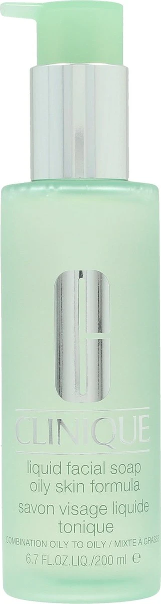 Clinique Liquid Facial Soap Gezichtsreiniger Oily Combination - 200 Ml 4 Clinique Liquid Facial Soap Gezichtsreiniger Oily Combination - 200 Ml - Afbeelding 4