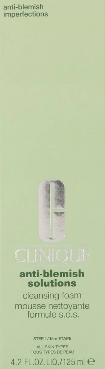 Clinique Anti-Blemish Solutions Cleansing Foam - Gezichtsreinigingsmiddel - 125 Ml 2 Clinique Anti-Blemish Solutions Cleansing Foam - Gezichtsreinigingsmiddel - 125 Ml - Afbeelding 2