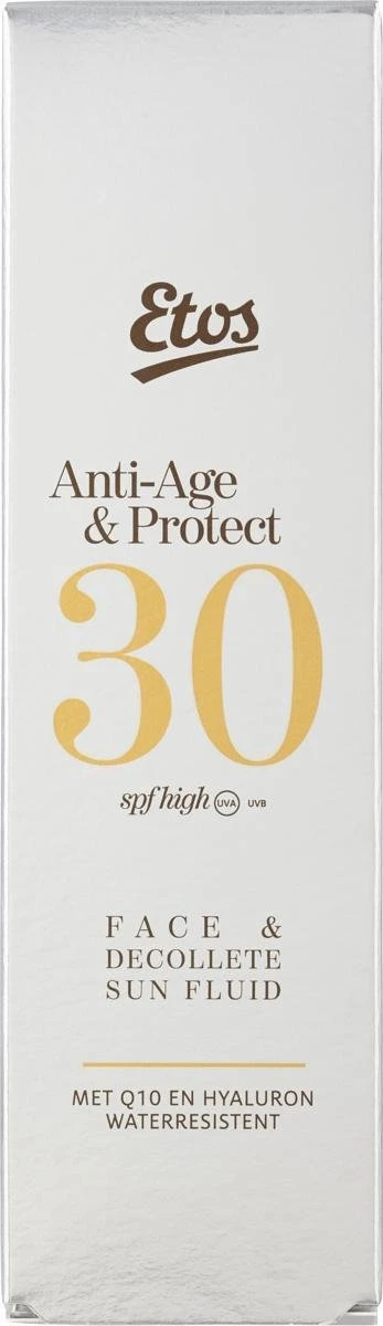Etos Zonnebrand Anti Age - Gezichtscreme - SPF30 - Waterproof - 50ml 2 Etos Zonnebrand Anti Age - Gezichtscreme - SPF30 - Waterproof - 50ml - Afbeelding 2