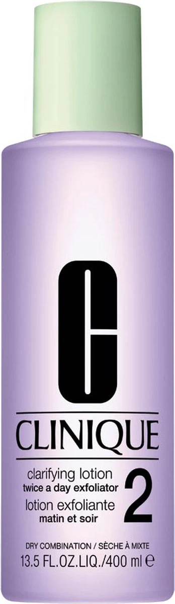 Clinique Clarifying Lotion 2 Gecombineerde Droge Huid - Gezichtsreinigingsmiddel - 400 Ml 1 Clinique Clarifying Lotion 2 Gecombineerde Droge Huid - Gezichtsreinigingsmiddel - 400 Ml