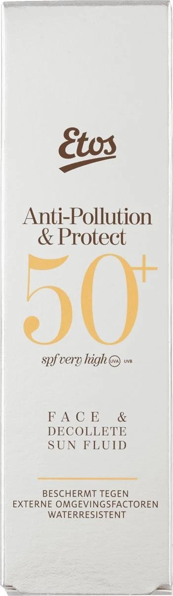 Etos Zonnebrand Anti-pollution SPF50+ - Gezichtscreme - 50ml 2 Etos Zonnebrand Anti-pollution SPF50+ - Gezichtscreme - 50ml - Afbeelding 2