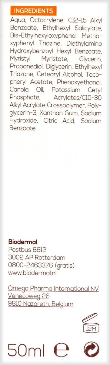 Biodermal Zonnebrand Voor De Gevoelige Huid - SPF 30 - 50ml - Zonnebrand Voor Het Gezicht 5 Biodermal Zonnebrand Voor De Gevoelige Huid - SPF 30 - 50ml - Zonnebrand Voor Het Gezicht - Afbeelding 5