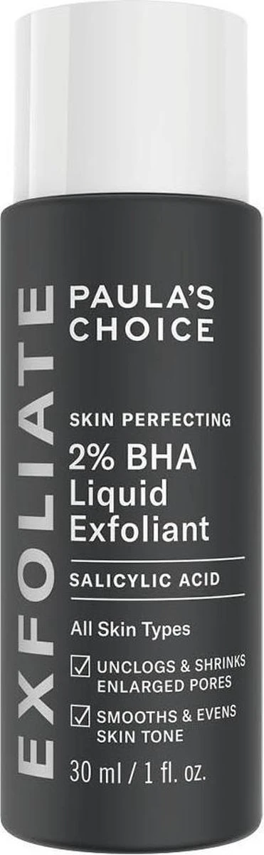 Paula's Choice SKIN PERFECTING 2% BHA Liquid Exfoliant - Gecombineerde & Vette Huid - Mini 30 Ml 1 Paula's Choice SKIN PERFECTING 2% BHA Liquid Exfoliant - Gecombineerde & Vette Huid - Mini 30 Ml