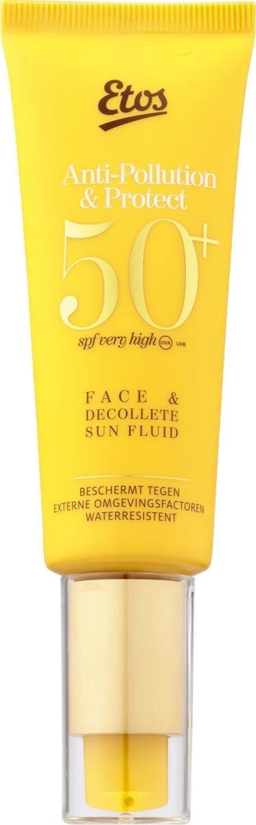 Etos Zonnebrand Anti-pollution SPF50+ - Gezichtscreme - 50ml 1 Etos Zonnebrand Anti-pollution SPF50+ - Gezichtscreme - 50ml