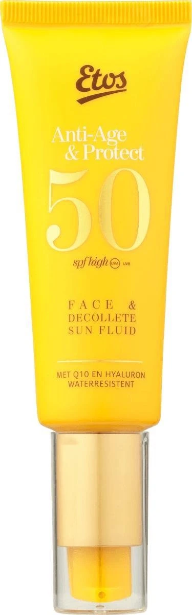 Etos Zonnebrand - SPF50+ - Gezicht - Waterproof - 50ml 1 Etos Zonnebrand - SPF50+ - Gezicht - Waterproof - 50ml