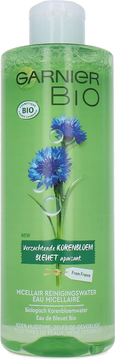 Garnier Bio Micellair Reinigingswater Met Verzachtende Korenbloem - 400 Ml 8 Garnier Bio Micellair Reinigingswater Met Verzachtende Korenbloem - 400 Ml - Afbeelding 8