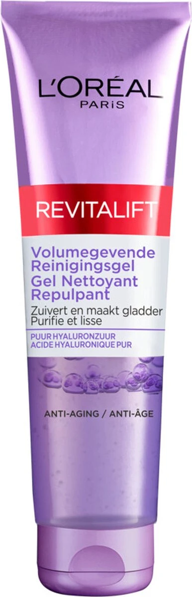 L'Oréal Paris Revitalift Volumegevende Reinigingsgel - Gezichtsreiniger Met Hyaluronzuur - 150 Ml 1 L'Oréal Paris Revitalift Volumegevende Reinigingsgel - Gezichtsreiniger Met Hyaluronzuur - 150 Ml