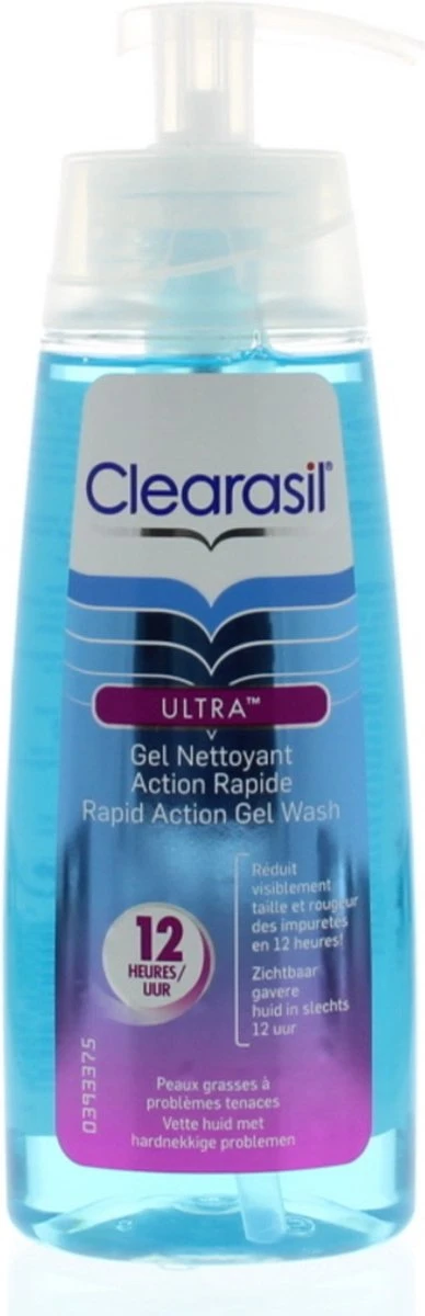 Clearasil - Ultra Rapid Action Scrub Wash - Reinigingsgel - 200 Ml 3 Clearasil - Ultra Rapid Action Scrub Wash - Reinigingsgel - 200 Ml - Afbeelding 3