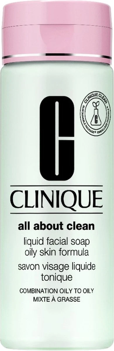 Clinique Liquid Facial Soap Gezichtsreiniger Oily Combination - 200 Ml 1 Clinique Liquid Facial Soap Gezichtsreiniger Oily Combination - 200 Ml